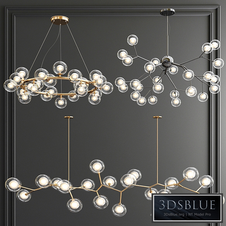 Giffin Minosi Bubbles Chandelier - 3 type