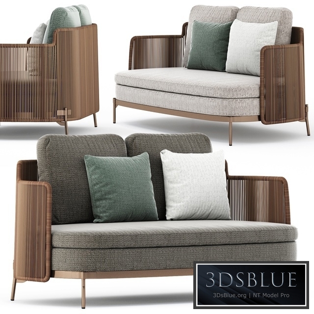 TAPE CORD OUTDOOR Garden sofa by Minotti