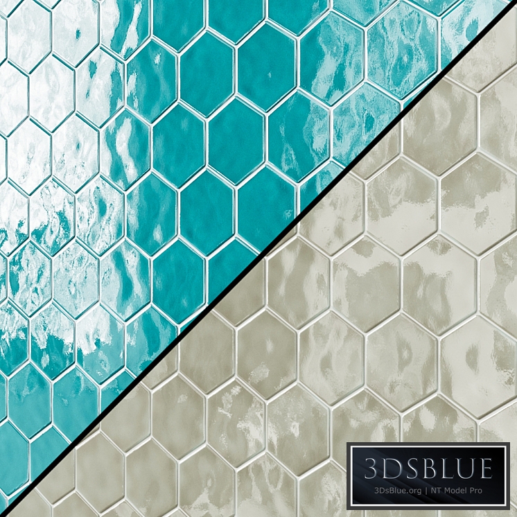 Amadis Art Deco Glossy on Mesh Arctic