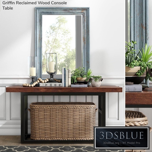 Pottery barn GRIFFIN RECLAIMED WOOD CONSOLE TABLE