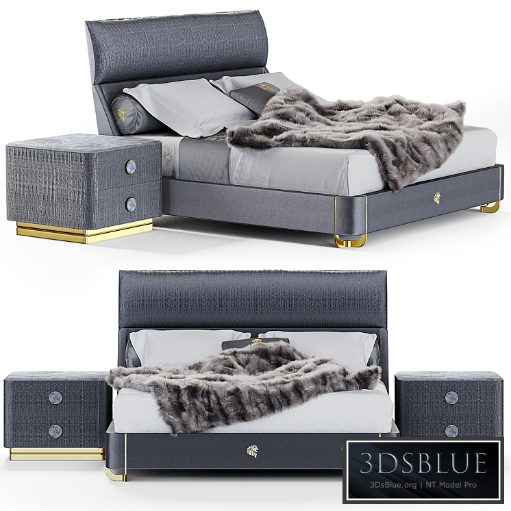 Giorgio Collection Fully upholstered bed