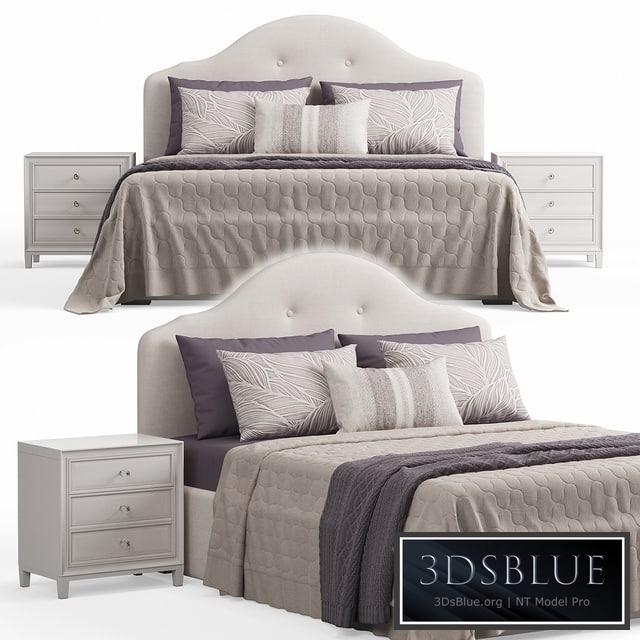 Kaussner Upholstered Bed with Encore Headboard