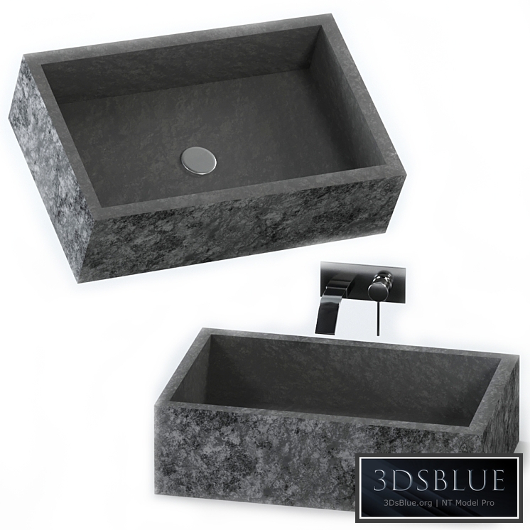 Stone washbasin.