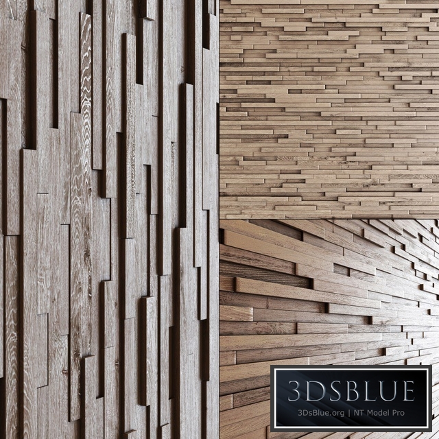 Wall wood long rail n1