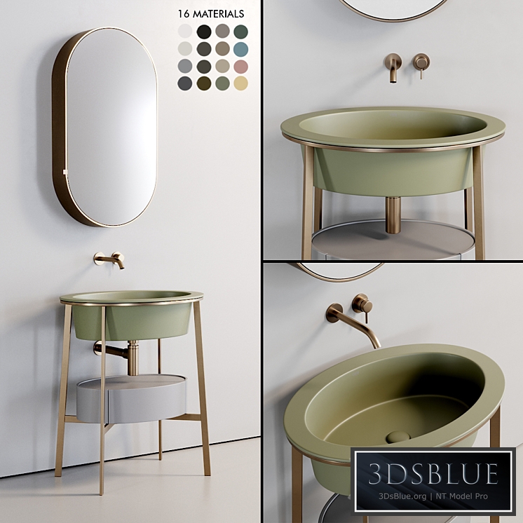 Ceramica Cielo Catino Ovale Washbasin