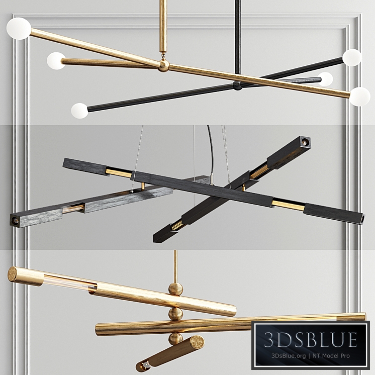 Brass System Chandelier - 3 type
