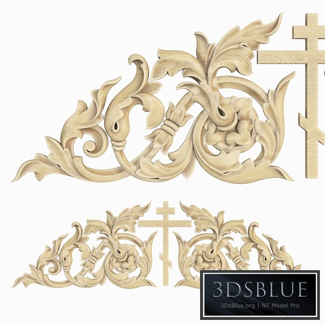 Decorative carved trim