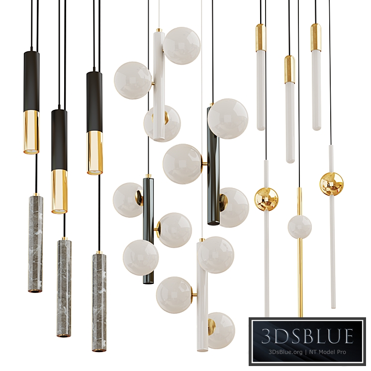 Collection of chandeliers Matthew; Delightfull; Lampatron; Lee broom