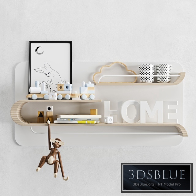 Toys and furniture set