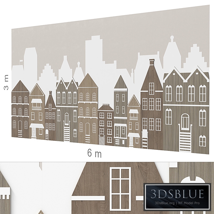 Decorative wall 251.