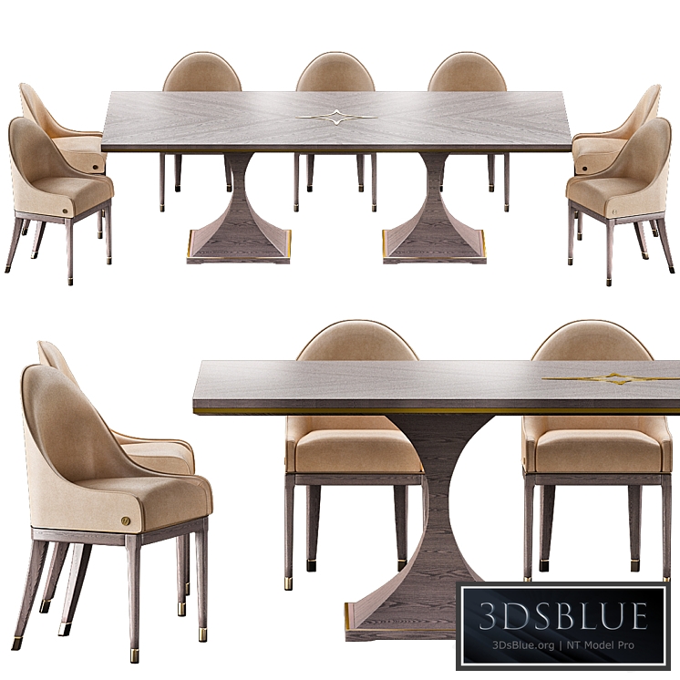 CANNES Montenapoleone Chairs and ROYAL Montenapoleone Tables