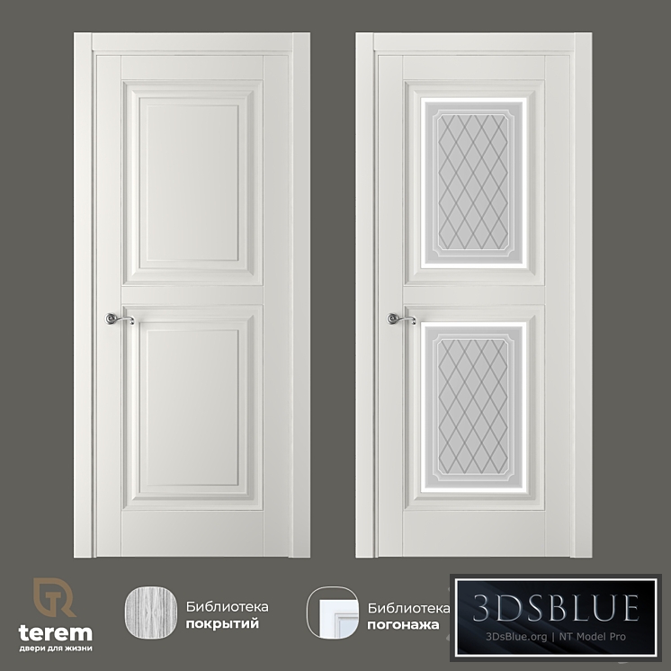 Interior door factory "Terem": model Bergamo 2A (Modern collection)