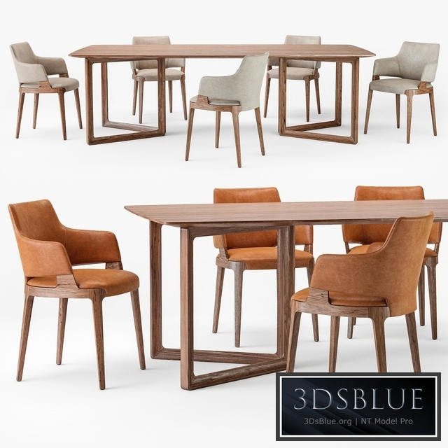 Potocco velis armchair opus table