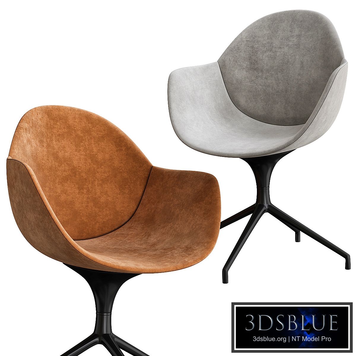 PASS Chair with 4-spoke base by Lapalma