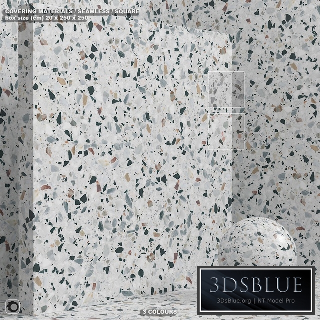 Material (seamless) - stone, terrazzo, quartzite set 143
