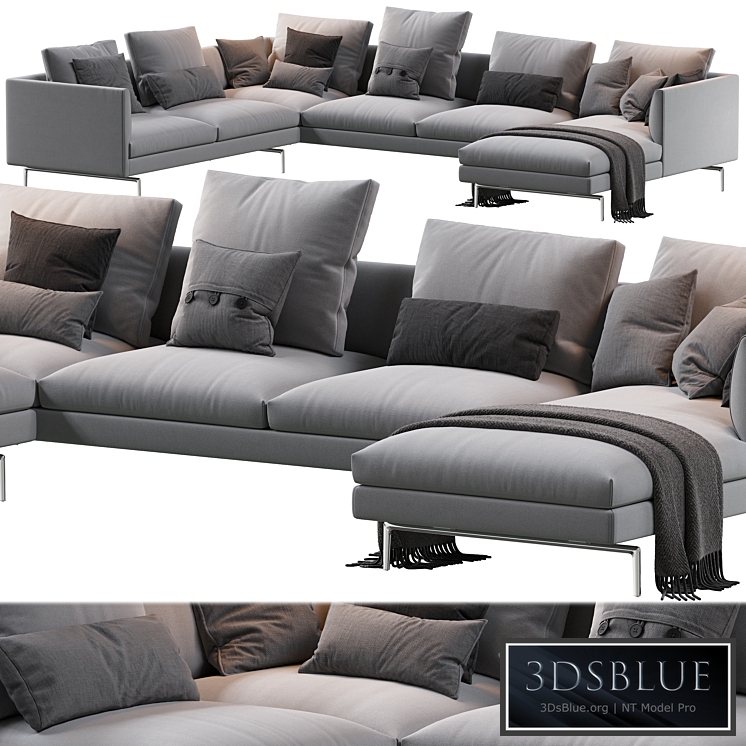 1333 Flamingo Zanotta Sofa0102 
