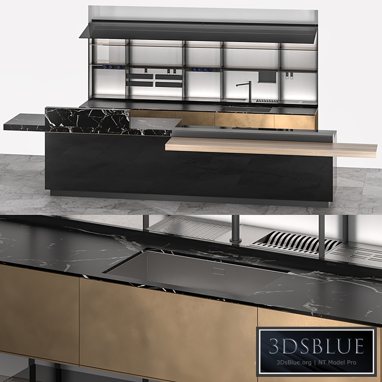 Artematica distressed brass