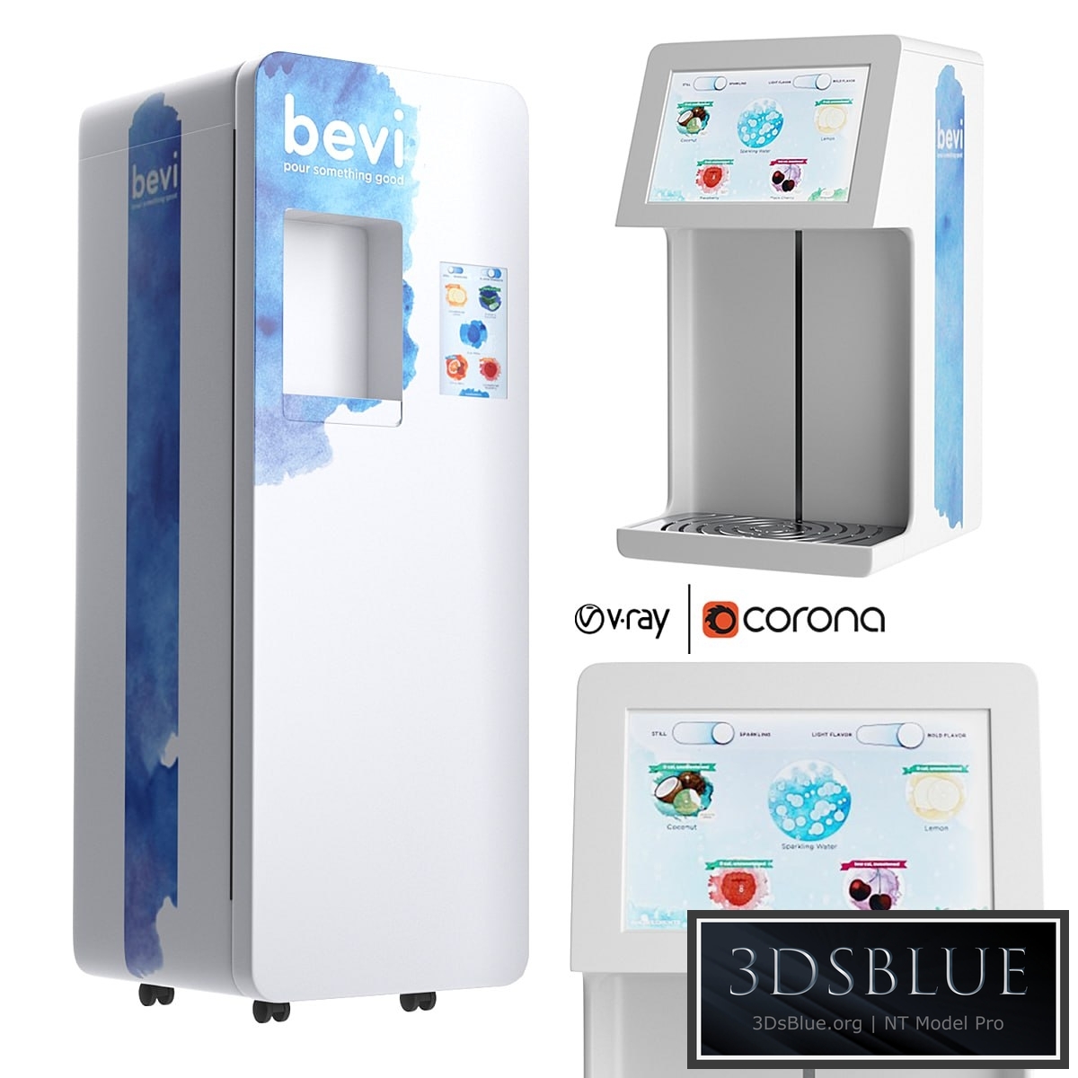 Countertop and Standup Bevi Fresh Water Dispenser