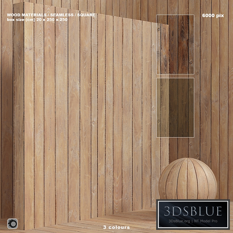 Wood / plank material (seamless) - set 91