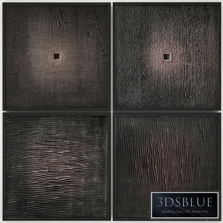 Collection of paintings. fourteen, frame, wall decor, decoration, eco design, natural materials