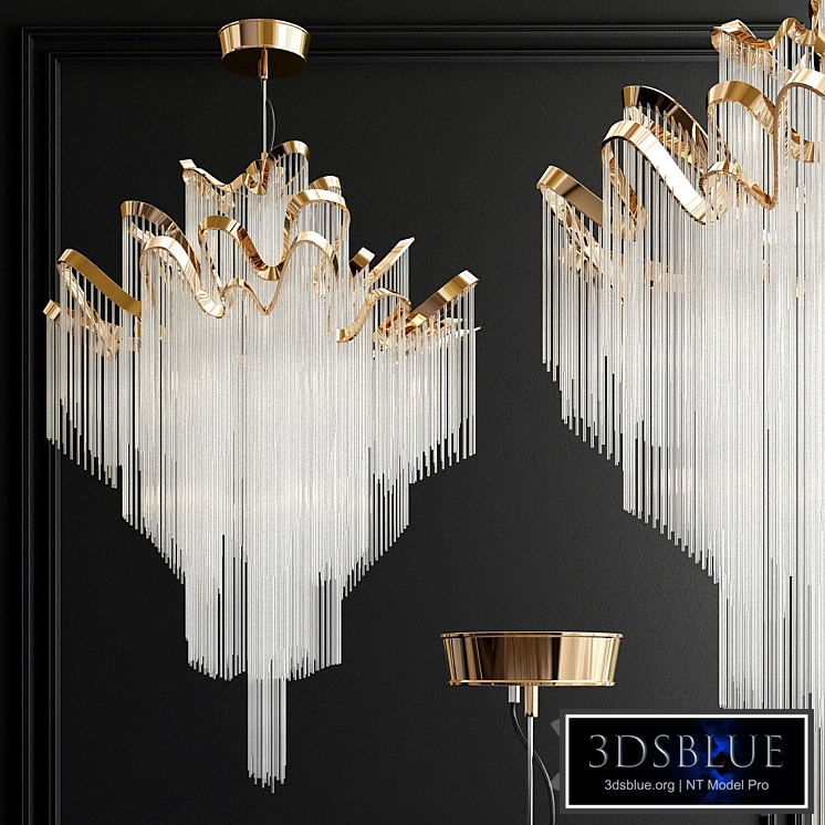 Terzani stream chandelier