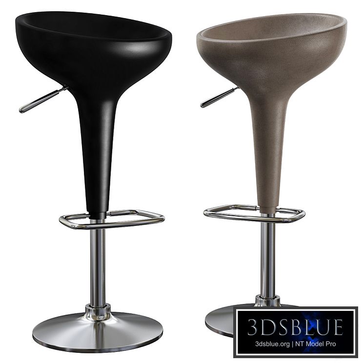 Bombo swivel barstool magis