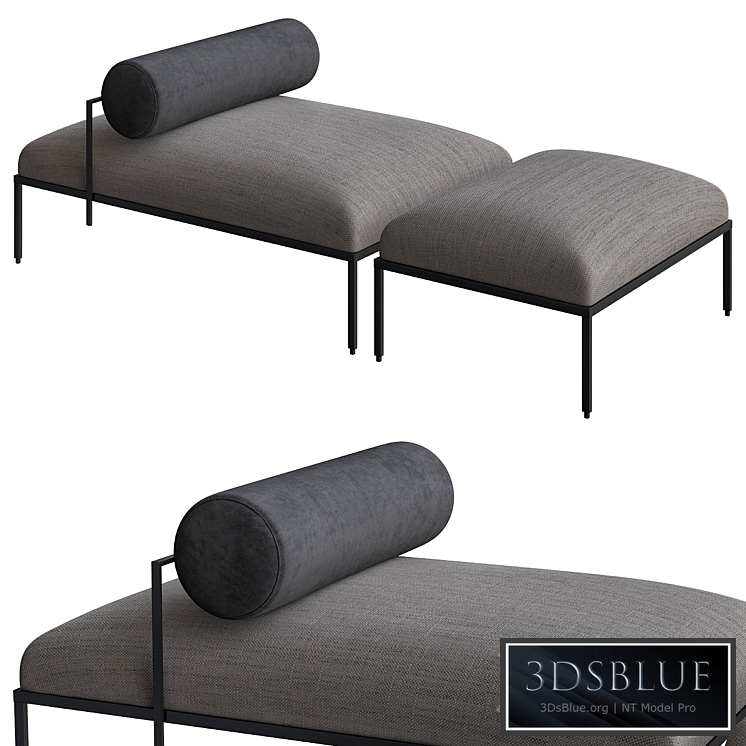 Oly Gallotti & Radice Bench & Pouf