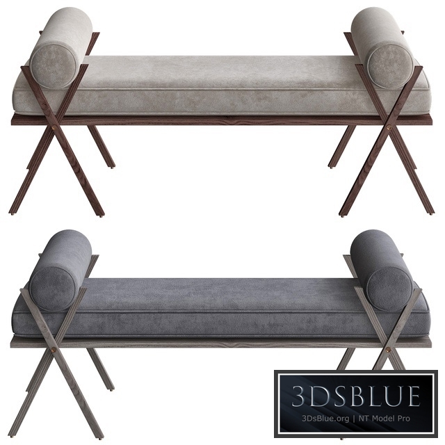 Mid Century Upholstery Bench