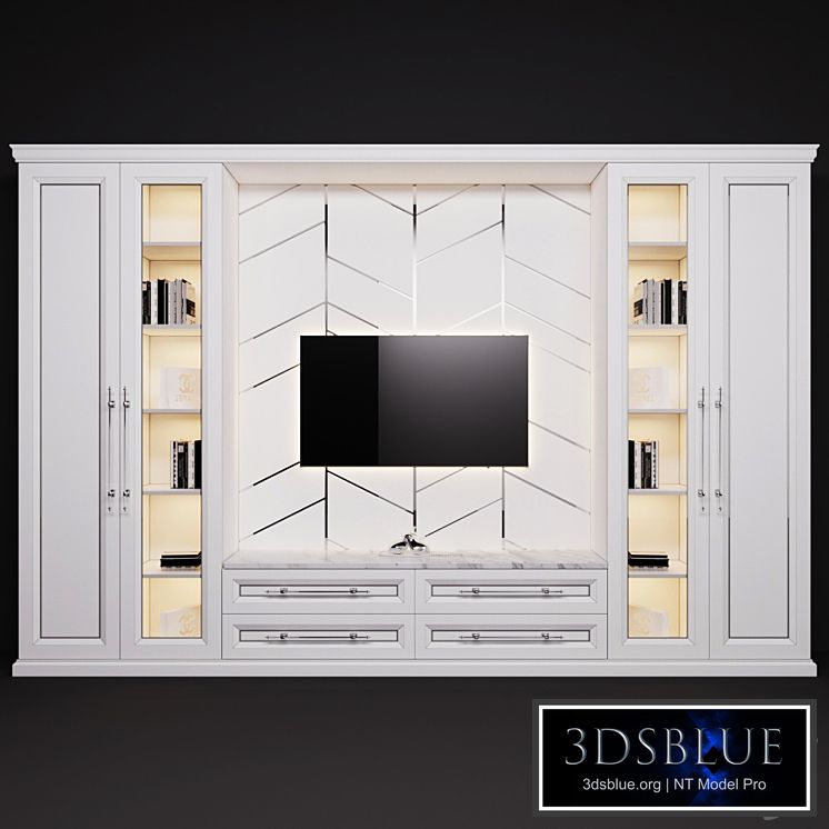 Wardrobe in the room