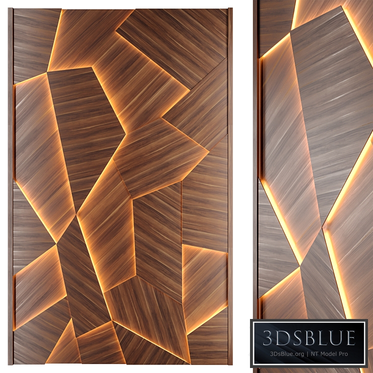Solid wood wall panel