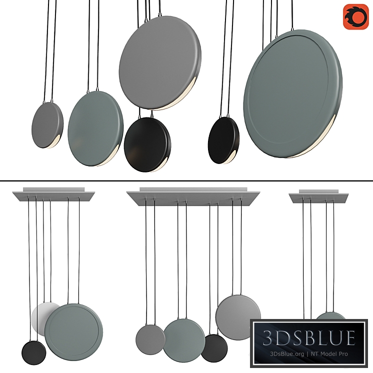 Set of pendant lights in the Scandinavian style_2