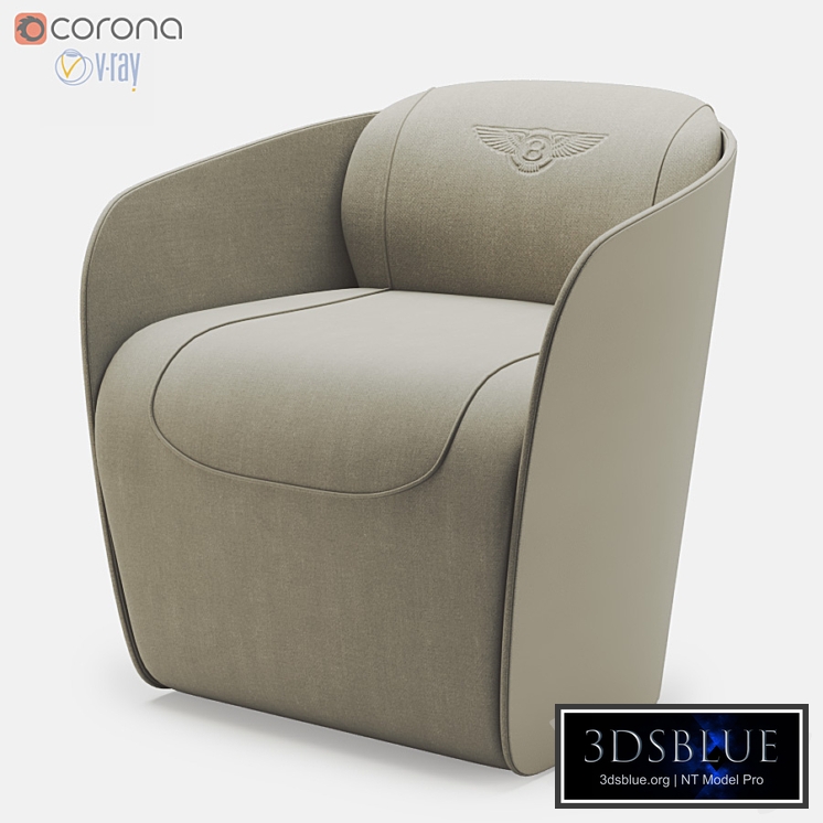 Bentley rugby armchair