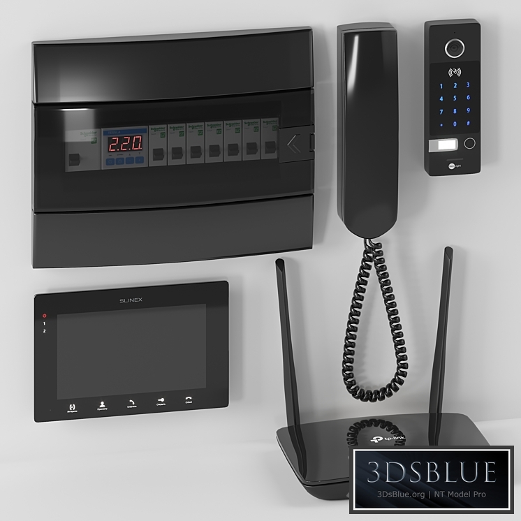 A set of electrical equipment for the corridor