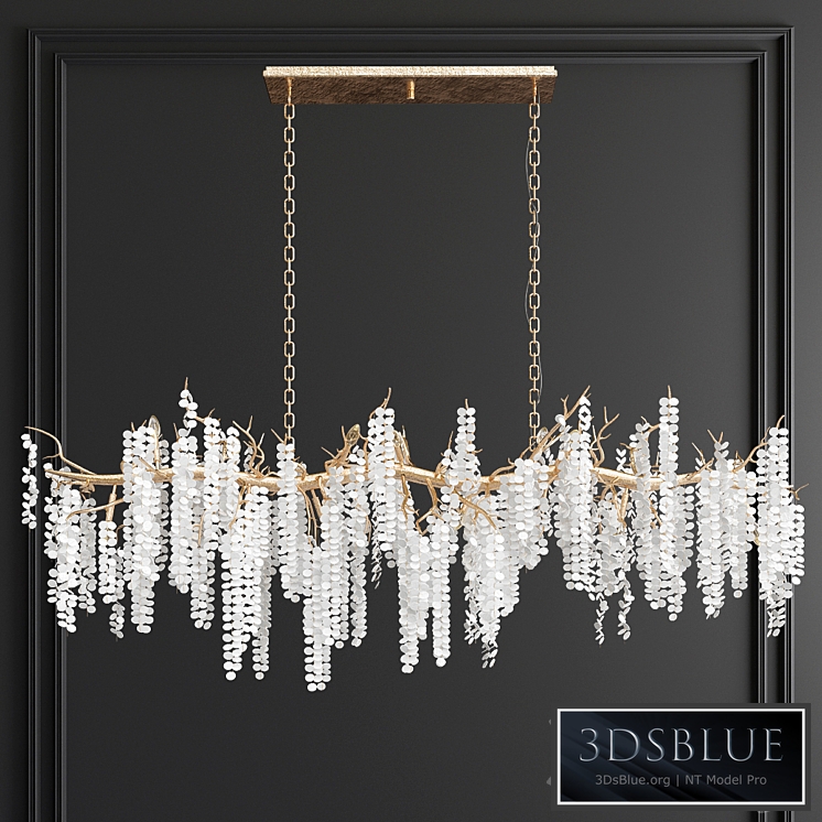 Shiro-Noda Cluster Horizontal Chandelier
