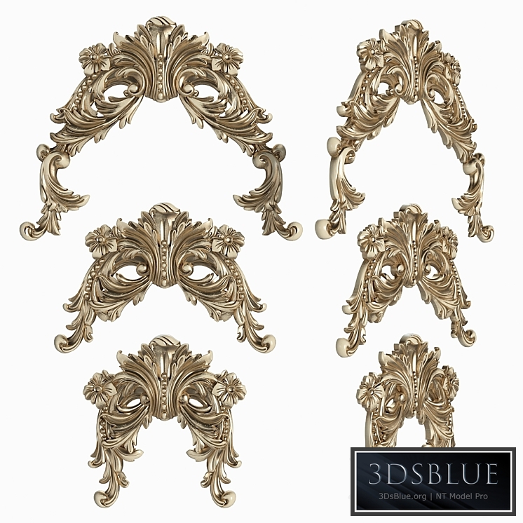Decorative carved trim