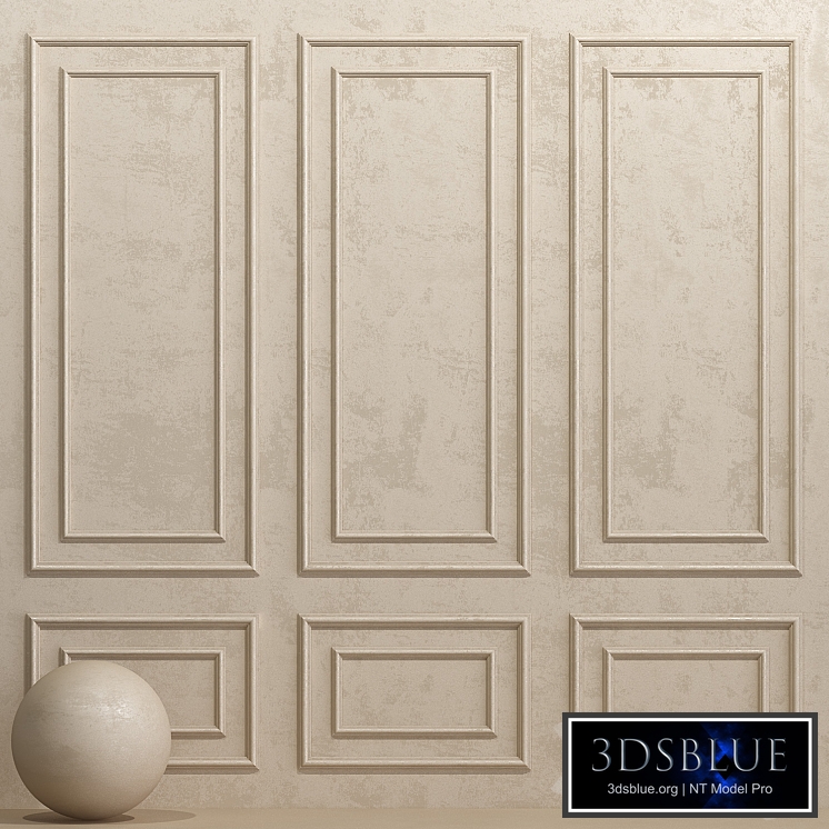 Decorative plaster with molding 2