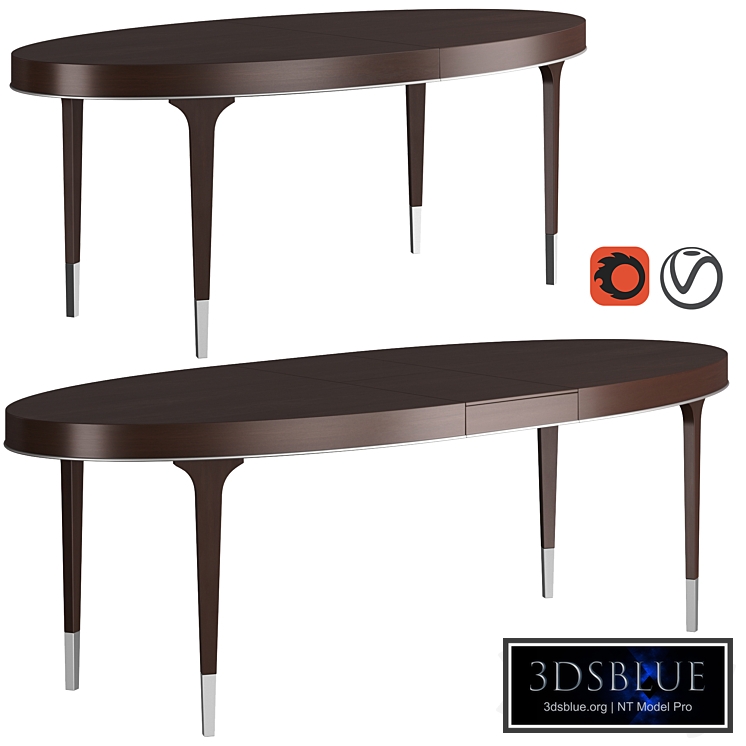 Dantone Home Dining Table Grand Classic Oval