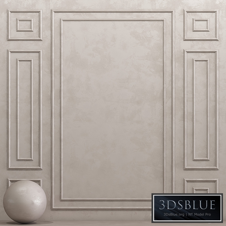 Decorative plaster with molding 8