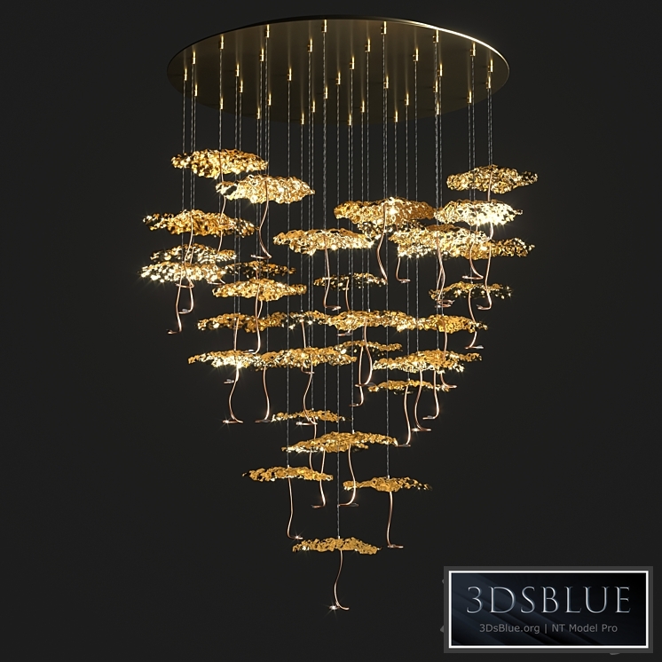 Gold Moon Chandelier Catellani & Smith