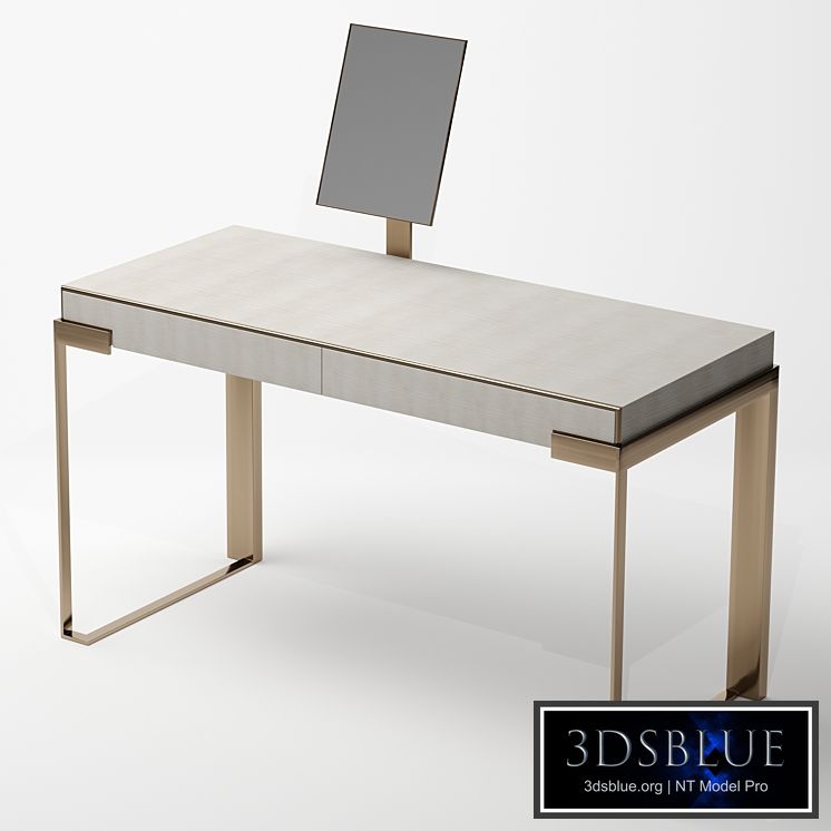 Fendi Aura Lady Desk (Stone Fiddleback Sycamore)