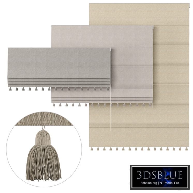 Roman Curtains 07 | Tassel Edge | Harrow