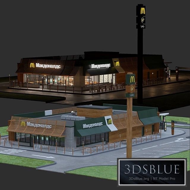 Typical McDonald's Restaurant