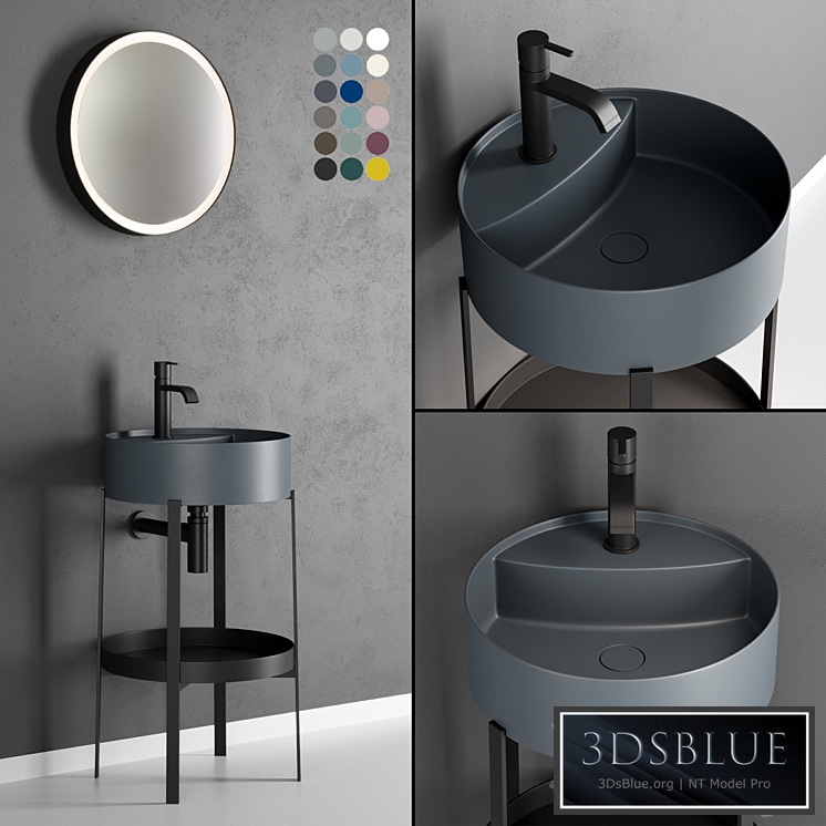 Nic Design Consolle Round Washbasin