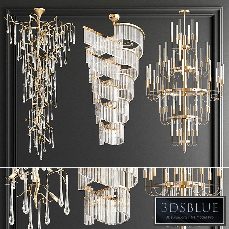 Big Chandeliers Collection - 3 type