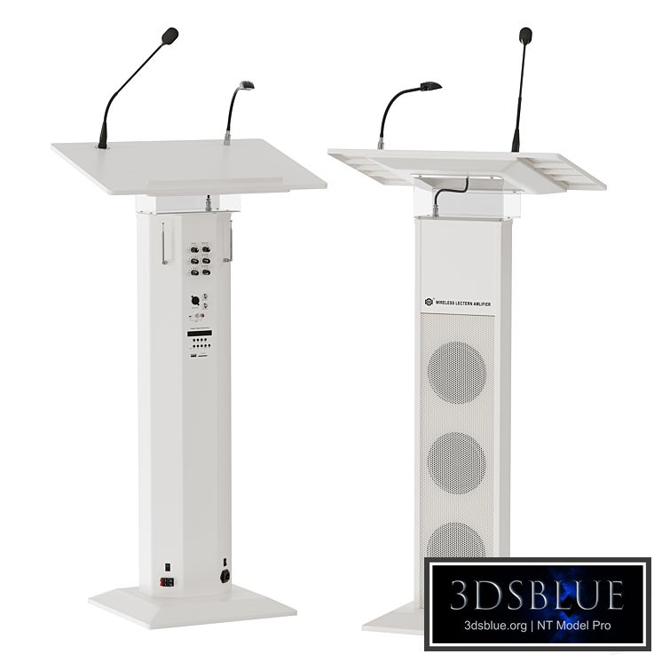 lectern amplifier conference tribune microphone stand