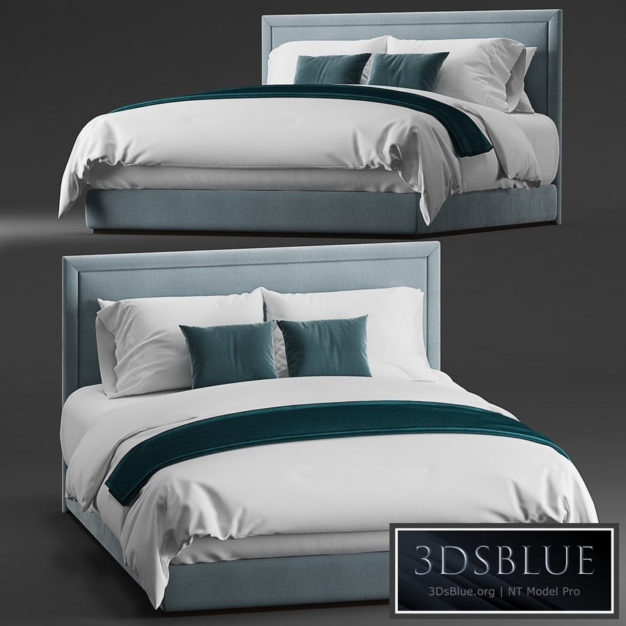 Simple bed for hotel guest room