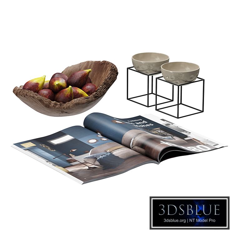 Coffee Table Accessories Magazine Fig Bowl Plate