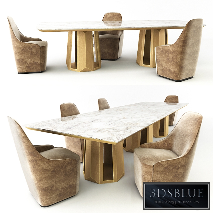 Casamilano KANDINSKY table and chairs CHARLOTTE