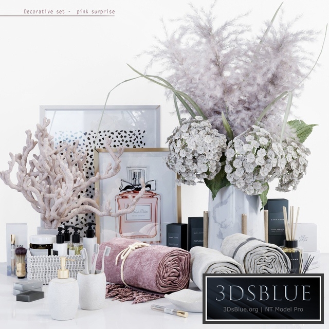 Decorative set - pink surprise