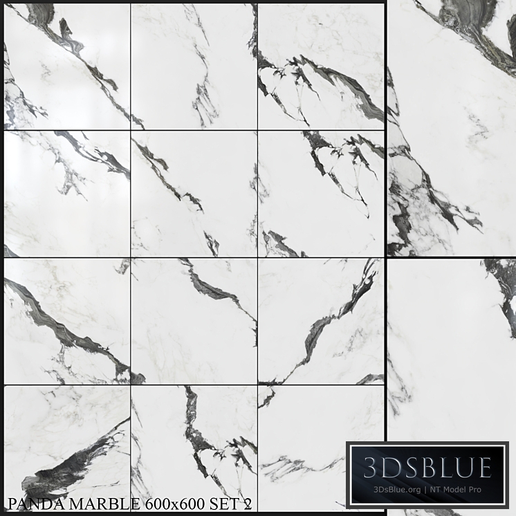Yurtbay Seramik Panda Marble 600x600 Set 2